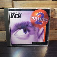 You Don't Know Jack CD ROM Volume 2  PC Trivia Game Vintage picture
