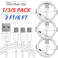 1/3/5Pcs Charger USB Cable Lot For iPhone 6 7 8 Plus X XR XS Max 11 12 13 14 Pro picture