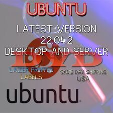 Ubuntu 22.04.2 LTS Desktop And Server DVD Set | Grade AAA+ Disks | Fast USA Ship picture