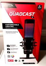 🔥 HyperX QuadCast S RGB Lighting USB Condenser Microphone Wired Mic - Black picture