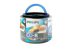 50 PHILIPS CD-R Logo Brand Discs 700MB 52x 80 mins in Eco-Spindle Tote CR7D5NH50 picture