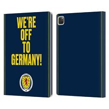 SCOTLAND NATIONAL FOOTBALL TEAM GRAPHICS LEATHER BOOK WALLET CASE FOR APPLE iPAD picture