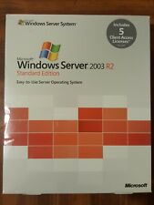 NEW Microsoft Windows Server 2003 R2 Standard  5 CAL RETAIL SEALED BOX picture