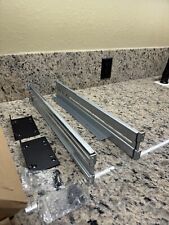 Server Rack L Bracket Heavy Duty 2U Used Excellent 20 1/4 - 35 7/8 picture