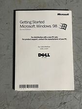 Microsoft Windows 98 SE Second Edition Dell Getting Started CD Manual - no CD picture