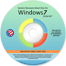 DVD For Windows 7 All Versions 32/64 bit Recover Restore Repair Boot Disc NEW picture