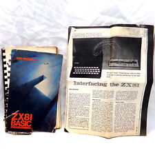 ZX81 Basic Programming Book for Vintage Sinclair Computer 1981 picture