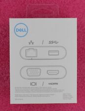 JF19J - Dell DA200 USB-C Adapter Ethernet/HDMI/USB 3.0 *NEW RETAIL* picture