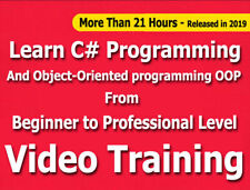 Learn C# Programming from beginner to Prof. Video Training Tutorials CBT +21 Hrs picture