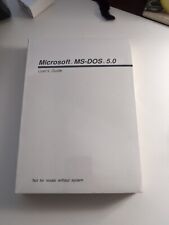 Sealed Microsoft MS DOS 5.0 OEM 3.5 Floppy NOS Computer Reset  picture