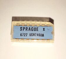 Sprague USN7460A IC chip microchip DIP-14 vintage from 1967   Gold plated legs picture