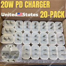 20X Lot Fast Wall Charger 20W PD USB-C Power Adapter For iPhone 11 12 13 14 XR X picture