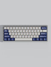 Blue and White PBT Keycap With Chinese Zhuyin Root Cherry Profile Key Caps picture