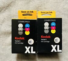 Kodak Verite 5 XL Combo Pack Ink Cartridge Black & Color XL Cartridge Lot Of 2 picture