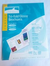 Great White Brand  TRI-FOLD Gloss Brochures  Ultra White ~ 10 brochures ~ NEW picture