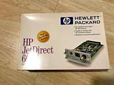 HP JETDIRECT 600N TOKEN RING PRINTER SERVER CARD IN RETAIL BOX J3122A CD MANUAL picture