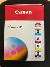 Canon (CLI-226) ChromaLife100+ Ink/Paper Combo, 4 Pack Ink Cartridges Sealed New picture