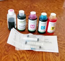 (5) 500ml 4 Color Bulk Refill Ink Kit w/ Syringes for 🔥ALL HP inkjet Printers🖨 picture