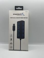 Sabrent 4-Port USB 3.0 Hub with Individual Power Switches and LEDs (HB-UM43) picture
