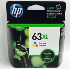 New Genuine HP 63XL Color Ink Cartridge OfficeJet 3830, 3831, 383 picture