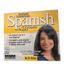 Instant Immersion Spanish v2.0 Express 2 CD Rom Foreign Language Brand New picture