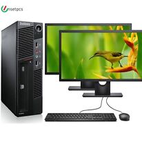 Lenovo Desktop Computer PC i5 16GB RAM 1TB 512GB SSD Dual 22