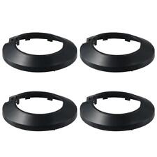 4PCS Plastic Hole Decorative Cover Black Round Cover Reusable Clip-on  Wall picture