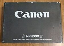 2 NEW Canon NP-1000 Black Toner Cartridge Genuine Unused OEM picture