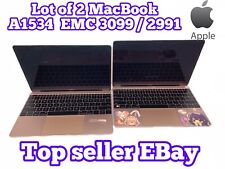 Lot of 2  LAPTOPS APPLE MACBOOK  For Parts AS/IS Technician Special Lcd Keyboard picture