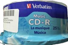 Verbatim Music CD-R 80 Min 40x Speed 700 MB 25 Pack Spindle CD picture