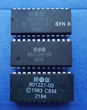 MOS 901225-01/901226-01/901227-03 ROM set Chips for COMMODORE 64 in ESD box. picture