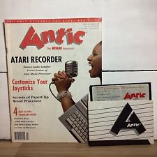 Antic The Atari Resource Magazine & Floppy Diskette Feb/March 1990 picture