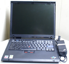 IBM ThinkPad R50e Retro Vintage Laptop WORKING Pentium M 1.5 30GB HDD w/Charger picture