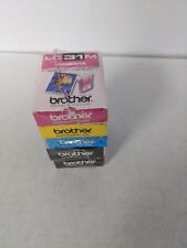 BROTHER  LC31 SET OF 5 MAGENTA, YELLOW, CYAN, BLACK (2) - exp. 2008 picture