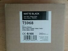 08-2018 NEW EPSON T5968 Matte Black Ink 350ml for Stylus Pro 7700/7900/9700/9900 picture