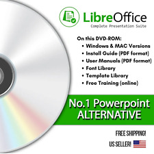 Libre Office 2023 | Word Processor, Slide Show, Spreadsheet Software Suite | DVD picture