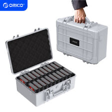 ORICO Hard Drive Case 3.5in 20Bay HDD/SSD Multi-Protection Storage Suitcase Gray picture