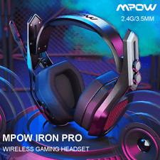 Mpow Iron Wireless Gaming Headset Headphone 3.5mm Wired Earphone For PC PS4 Mac picture
