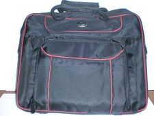 DIGITAL CONCEPTS BLACK WITH RED LAPTOP MULTI-MEDIA BAG WITH SHOULDER STRAP picture