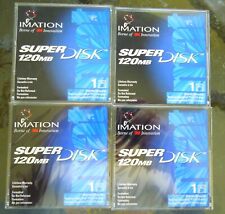 4 Imation SuperDisk 120MB Disks LS-120 Super Disk  2 NEW   2 Opened picture
