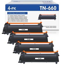 4PK High Yield TN660 Toner Cartridge For Brother MFC-L2700DW L2740DW DCP-L2540DW picture