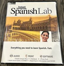 Instant Immersion Spanish Lab Audio Software Language Learning Set NEW picture