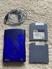 Iomega Zip 100MB Z100USBS USB External Disk Drive w Cable + 2 Disks TESTED WORKS picture