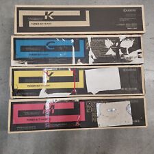 4X KYOCERA TK-8507K,TK-8507C,TK-8507Y,TK-8507M OEM Toner Cartridges-See PHOTOS picture