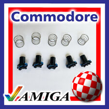 5 PCS COMMODORE AMIGA A500 KEYBOARD REPLACEMENT BLACK PLUNGERS with SPRINGS picture