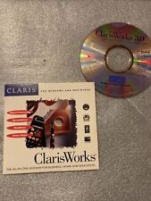 Claris Works 3.0 CD-ROM ClarisWorks Macintosh Windows PC Vintage software picture