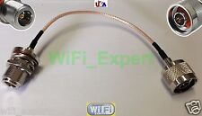 RG316 LOW LOSS COAX RF CABLE N TYPE MALE TO N TYPE MALE/FEMALE STRAIGHT 4-20