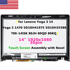 1920x1080 for Lenovo Yoga 700-14ISK 80JH 80QD 80KQ Touch Screen Assembly LCD picture