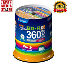 Verbatim Blank Blu-ray BD-R DL 50GB 1-6x Speed 100 disc VBR260RP100SV1 BRAND NEW picture