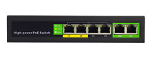 4 Port PoE+  2 Ethernet Uplink Long Distance 100MbPoE Switch –60W–802.3at-250M picture